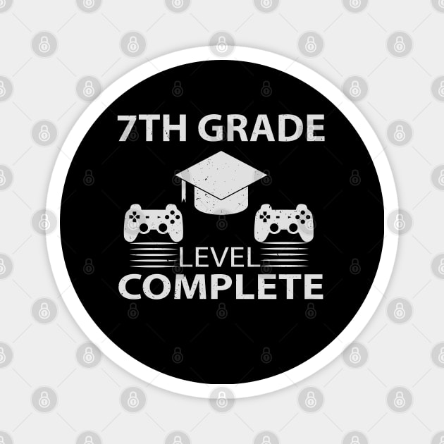 7TH Grade Level Complete Magnet by Hunter_c4 "Click here to uncover more designs"